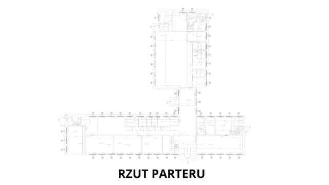 Rzut parteru — Szkoła w Parszowie